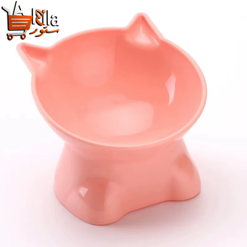 Elevated Cervical Support Cat Bowl for Enhanced Comfort and Dining Experience