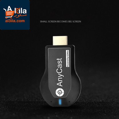 1080P Wireless Wi-Fi HD Display Receiver Dongle - HDMI-Compatible TV Stick M2 Plus with DLNA, Miracast, Anycast, and AirPlay Support