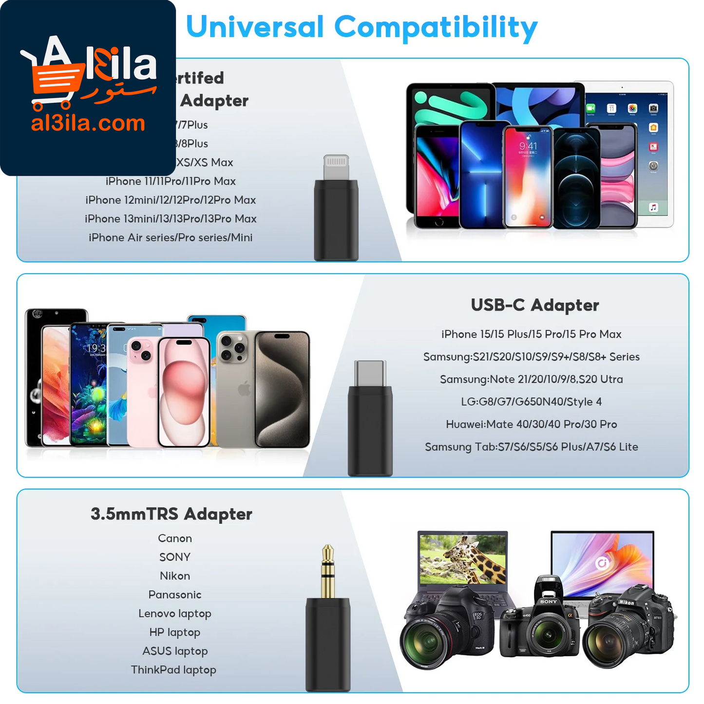 LINK Wireless Lavalier Microphone for iPhone 15/16 Series, OPPO, Samsung, Xiaomi, GoPro, and SONY DSLR Cameras – Ideal for Vlogging and Recording