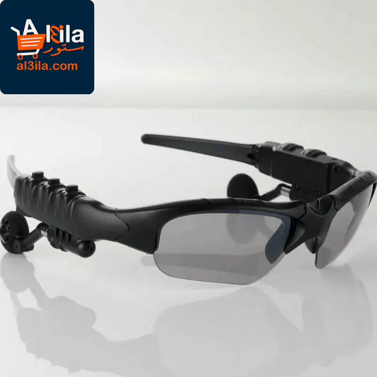Wireless Stereo Earphones with Microphone and Polarized Sunglasses for Driving and Sports - Smart Noise Reduction Headset