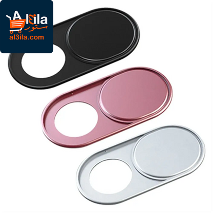 Ultra Thin Metal Webcam Cover with Magnetic Slider for Enhanced Privacy Protection on Laptops, Tablets, and Phones