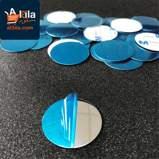 Metal Plate Set for Magnetic Car Phone Holders - Self-Adhesive Iron Sheets for Secure Mobile Phone Mounting Compatible with iPhone
