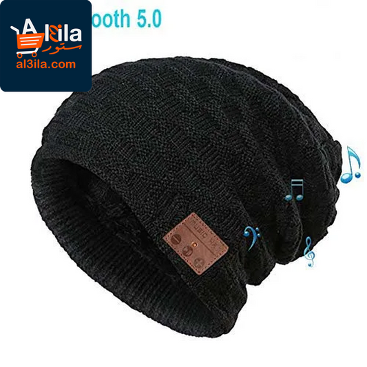 Unisex Bluetooth 5.0 Smart Beanie Hat with Wireless Headphones and Built-In Microphone – Ideal Gift Option