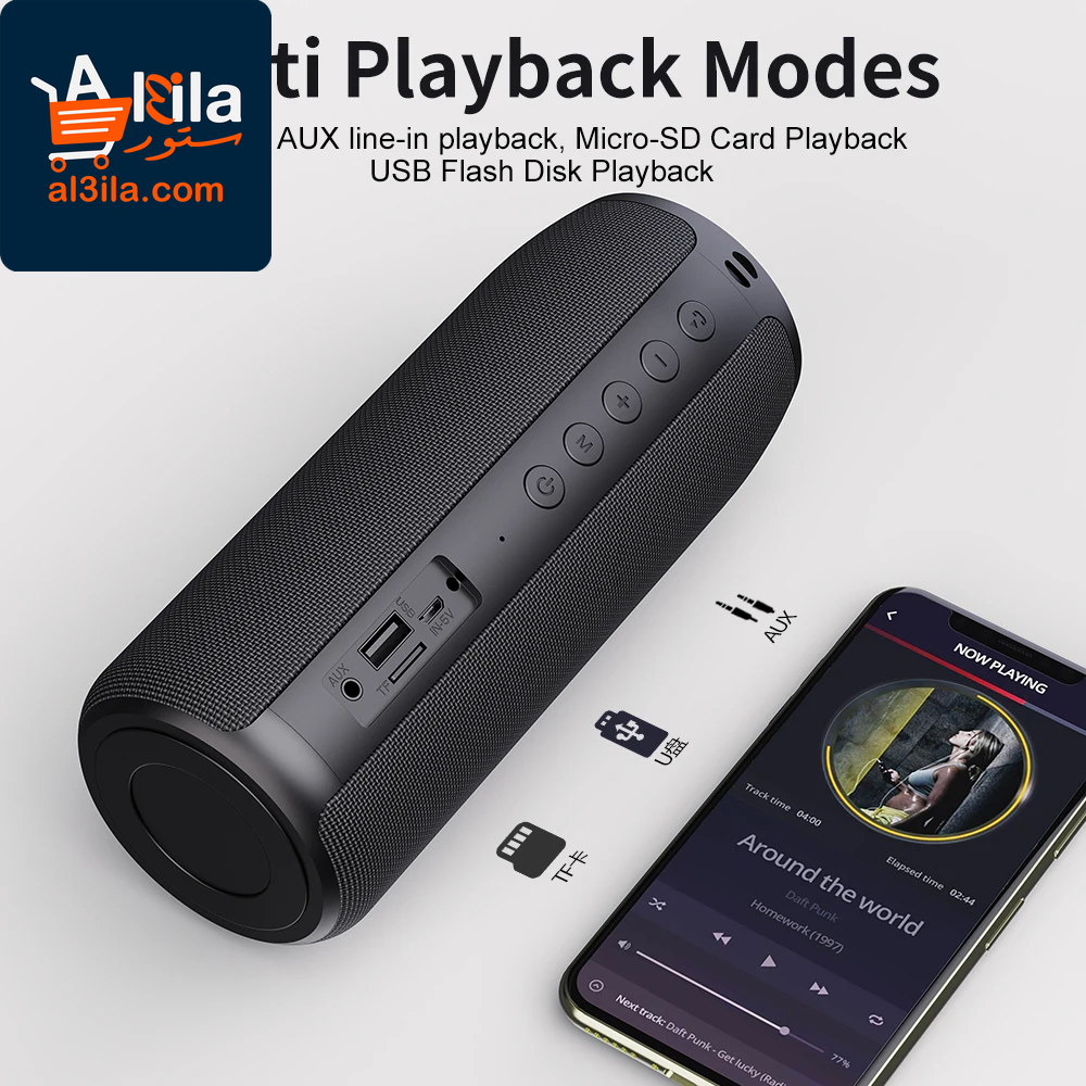S51 Wireless Bluetooth Soundbar Speaker with TWS Technology, Heavy Bass Stereo, AUX, Micro SD Card, USB Playback, and Microphone Support