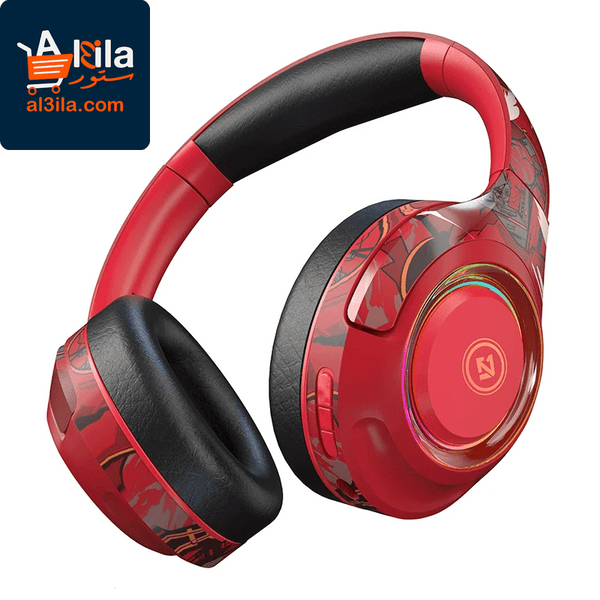 A2 High-Fidelity Wireless Bluetooth Over-Ear Headphones with Detachable Microphone and Enhanced Bass Stereo Sound