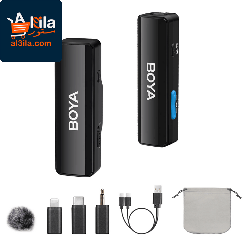 LINK Wireless Lavalier Microphone for iPhone 15/16 Series, OPPO, Samsung, Xiaomi, GoPro, and SONY DSLR Cameras – Ideal for Vlogging and Recording