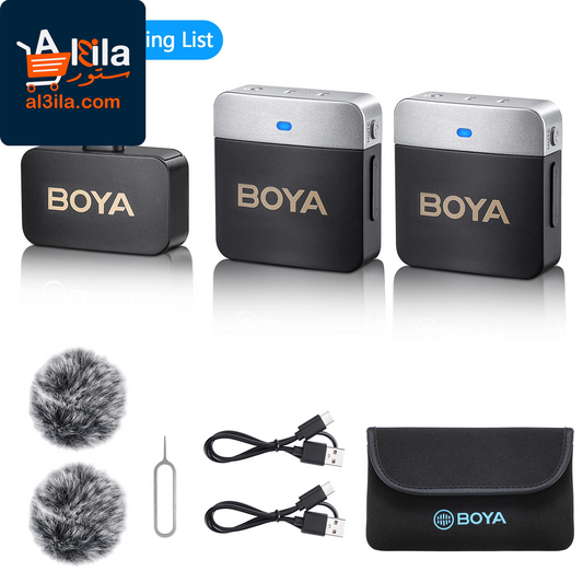 BY-M1V Wireless Lavalier Microphone: Ideal for iPhone, Android, DSLR Cameras, and Smartphone Vlogging and Live Streaming