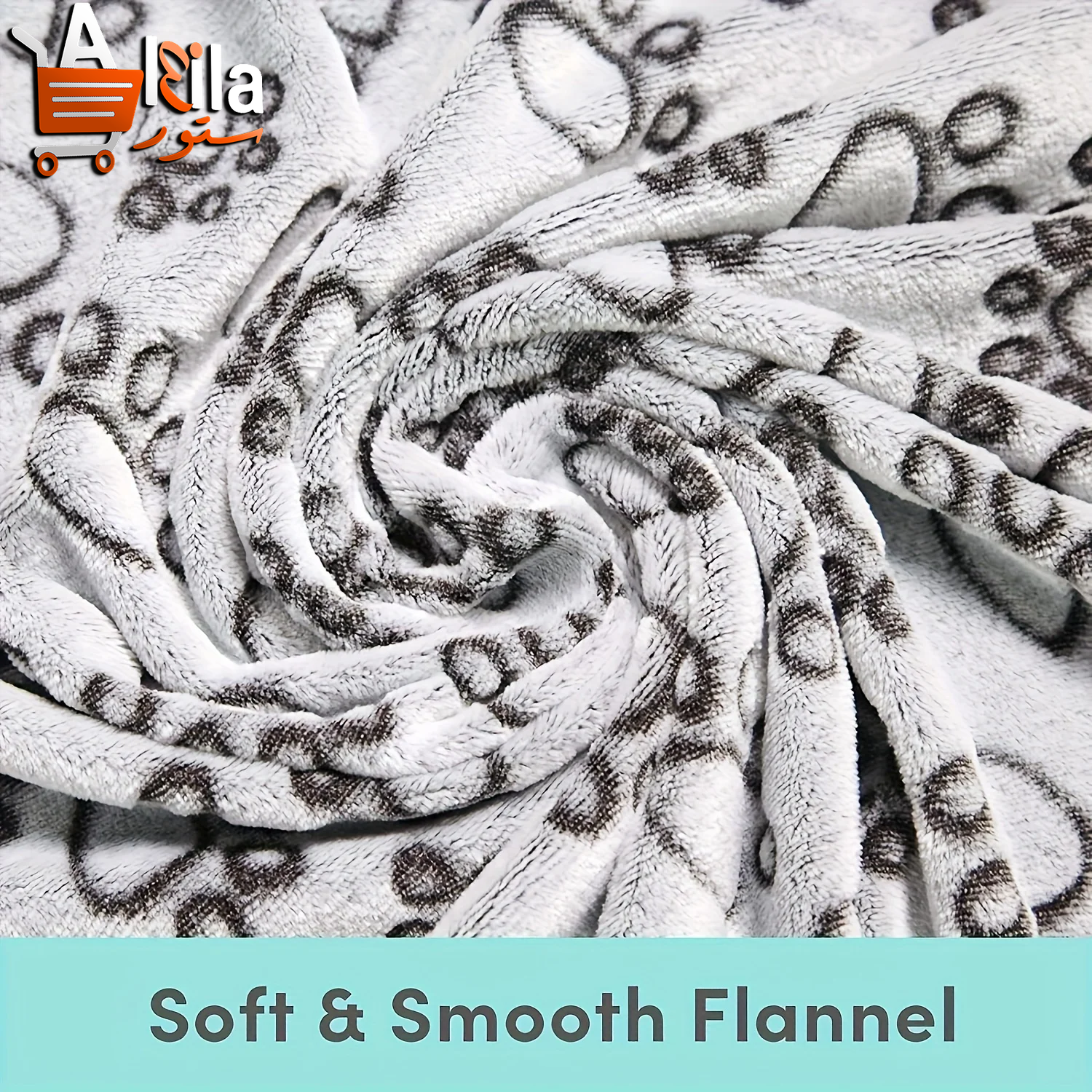 Deluxe Soft Fluffy Pet Blanket with Cute Cartoon Design - Ideal for Cats and Dogs, Perfect for Cozy Comfort