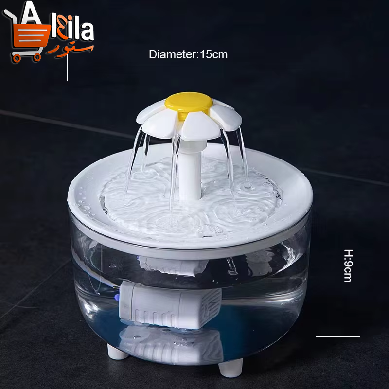 Keep Your Cat Hydrated with the Purr-fectly Quiet Automatic Water Fountain – 1.2L of Refreshing Fun!