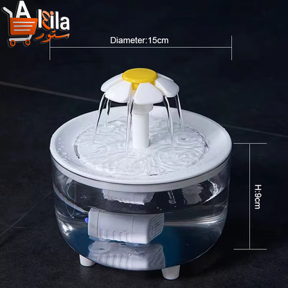 Keep Your Cat Hydrated with the Purr-fectly Quiet Automatic Water Fountain – 1.2L of Refreshing Fun!