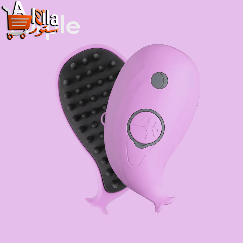 3-in-1 Electric Pet Grooming Brush with Steam Spray for Effortless Hair Removal and Massaging Care for Dogs and Cats