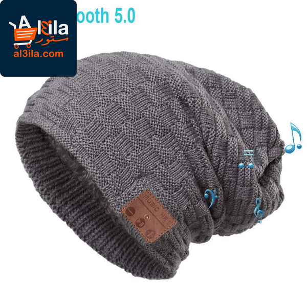 Unisex Bluetooth 5.0 Smart Beanie Hat with Wireless Headphones and Built-In Microphone – Ideal Gift Option