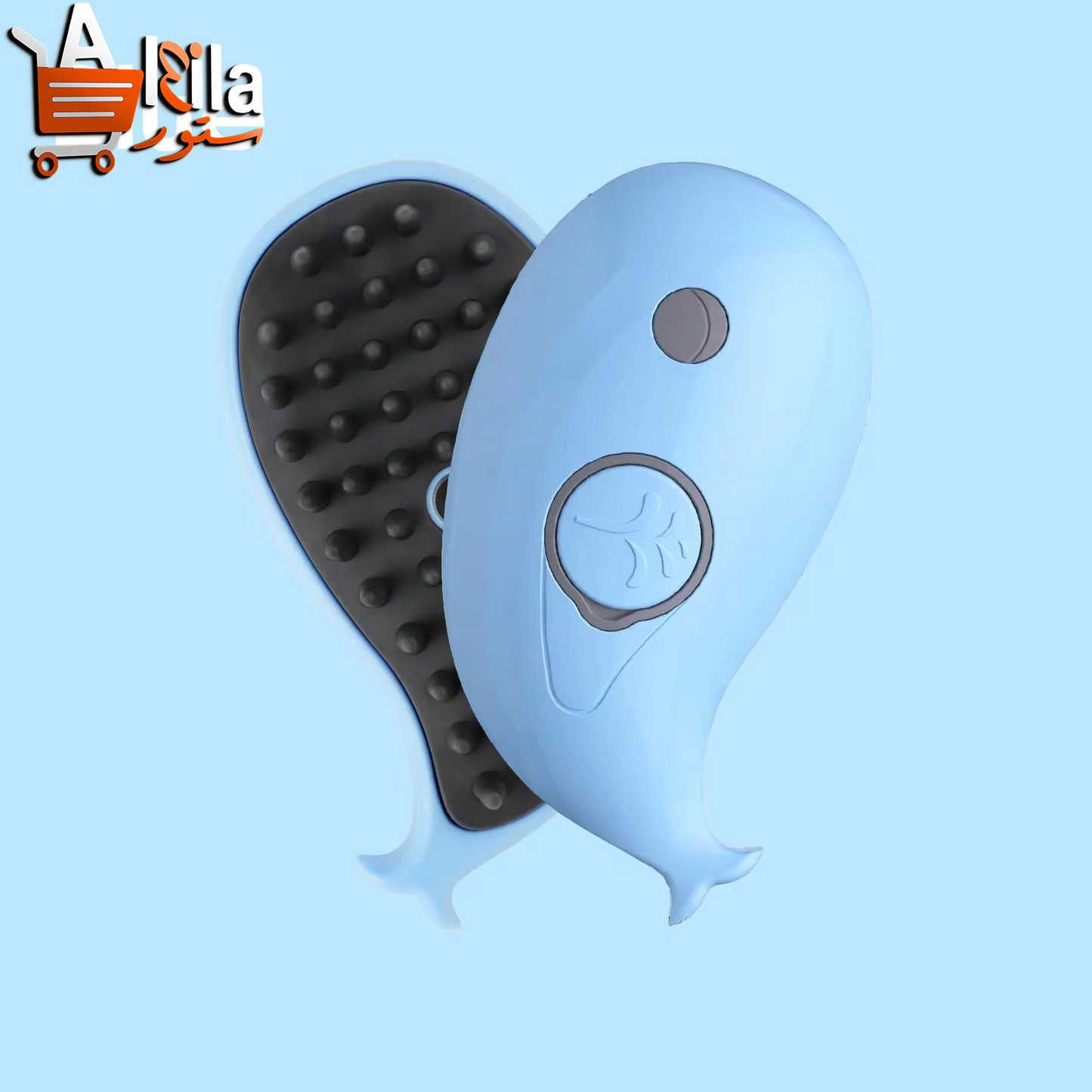 3-in-1 Electric Pet Grooming Brush with Steam Spray for Effortless Hair Removal and Massaging Care for Dogs and Cats
