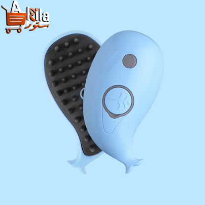3-in-1 Electric Pet Grooming Brush with Steam Spray for Effortless Hair Removal and Massaging Care for Dogs and Cats