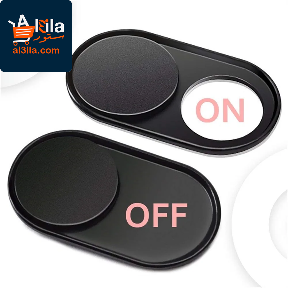 Ultra Thin Metal Webcam Cover with Magnetic Slider for Enhanced Privacy Protection on Laptops, Tablets, and Phones