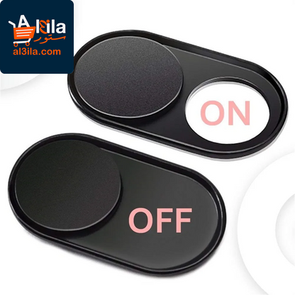 Ultra Thin Metal Webcam Cover with Magnetic Slider for Enhanced Privacy Protection on Laptops, Tablets, and Phones