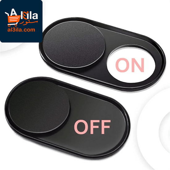 Ultra Thin Metal Webcam Cover with Magnetic Slider for Enhanced Privacy Protection on Laptops, Tablets, and Phones