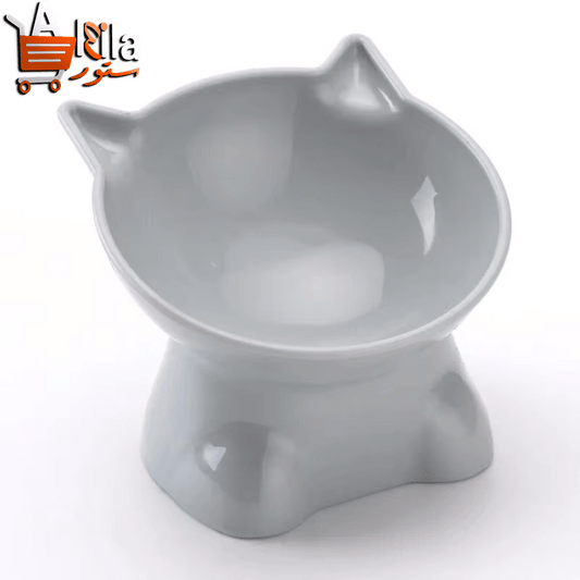 Elevated Cervical Support Cat Bowl for Enhanced Comfort and Dining Experience