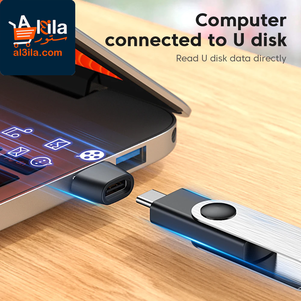 USB to Type C OTG Adapter - Male Type C to Female USB Converter for Laptop, MacBook, Xiaomi, and Samsung