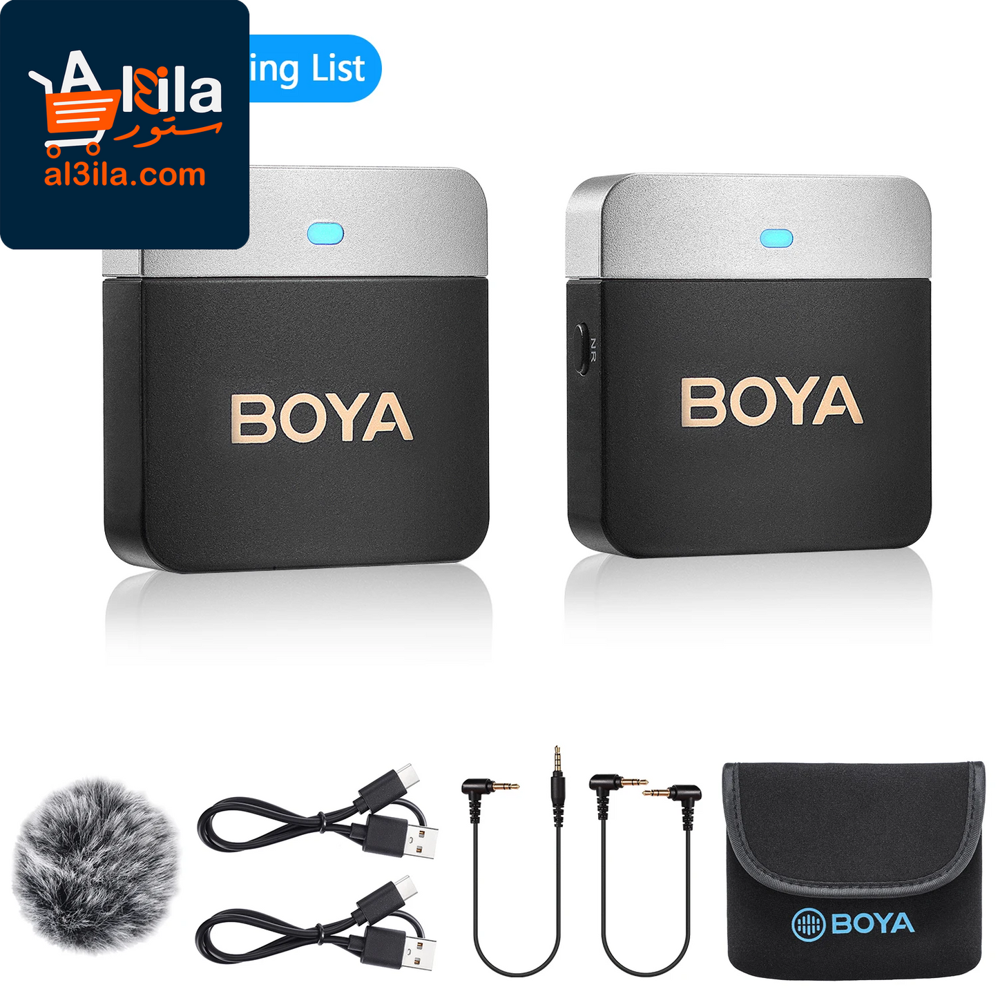 BY-M1V Wireless Lavalier Microphone: Ideal for iPhone, Android, DSLR Cameras, and Smartphone Vlogging and Live Streaming