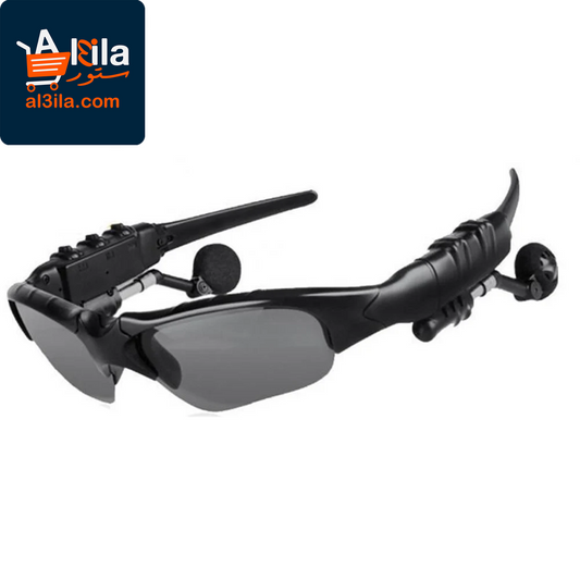 Wireless Stereo Earphones with Microphone and Polarized Sunglasses for Driving and Sports - Smart Noise Reduction Headset