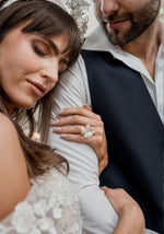 Flower Cocktail Ring Gold